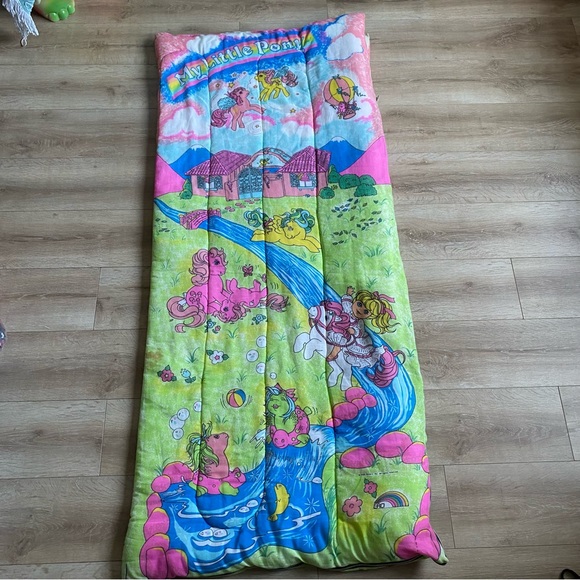 Vintage My Little Pony sleeping bag children’s sleepover bag Hasbro 1986 - Picture 3 of 16